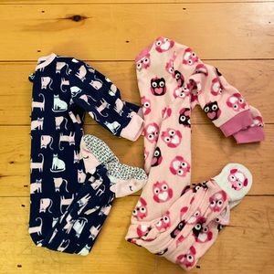 Toddler girl fleece pjs